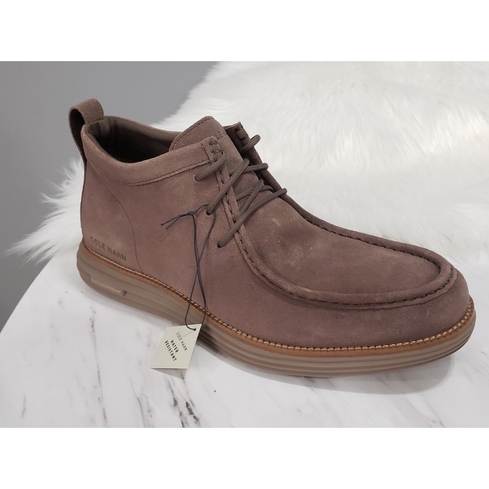 NEW NO BOX SZ 11‎ OG MOC TOE CHUKKA BOOTS C41182 MENS NATURAL TAN COLE HAAN - Picture 4 of 8